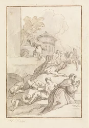 Studie eines Heiligen während einer Pest